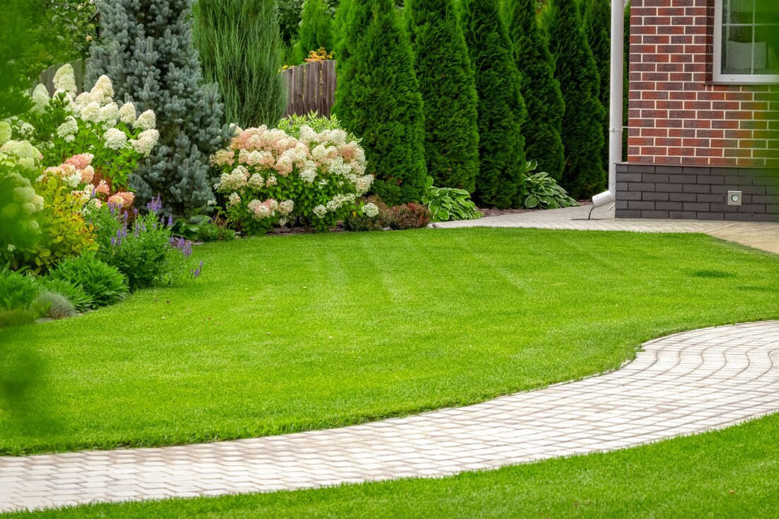 An image of a stunning backyard landscaping design